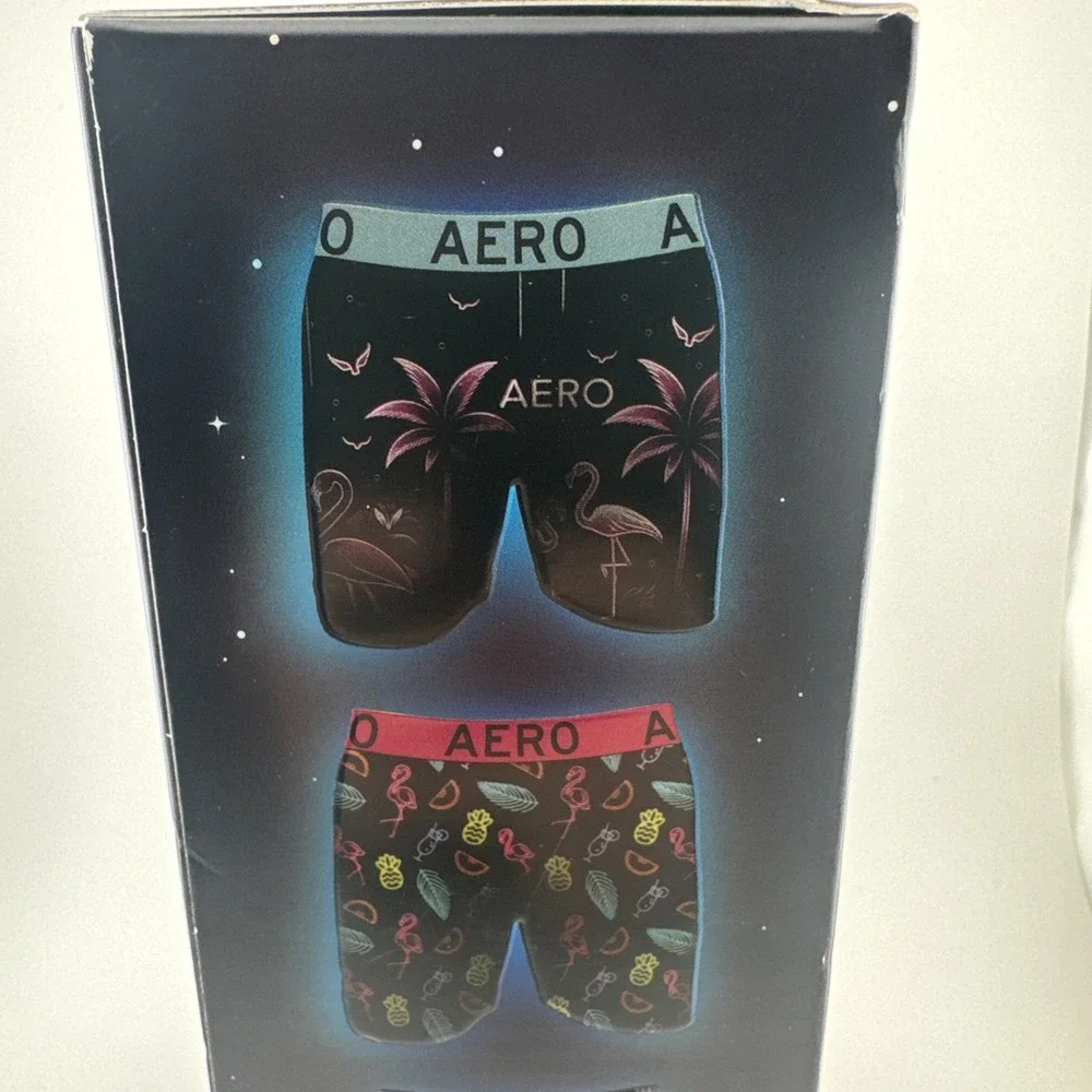 Aeropostale Boxer Briefs Performance 4-Pack Men's Medium Underwear NEW
